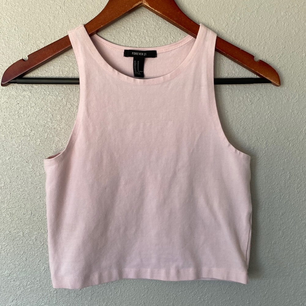 Forever 21 light pink stretchy tank